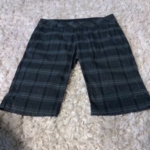 Columbia Black with Grey Stripes Bermuda Shorts